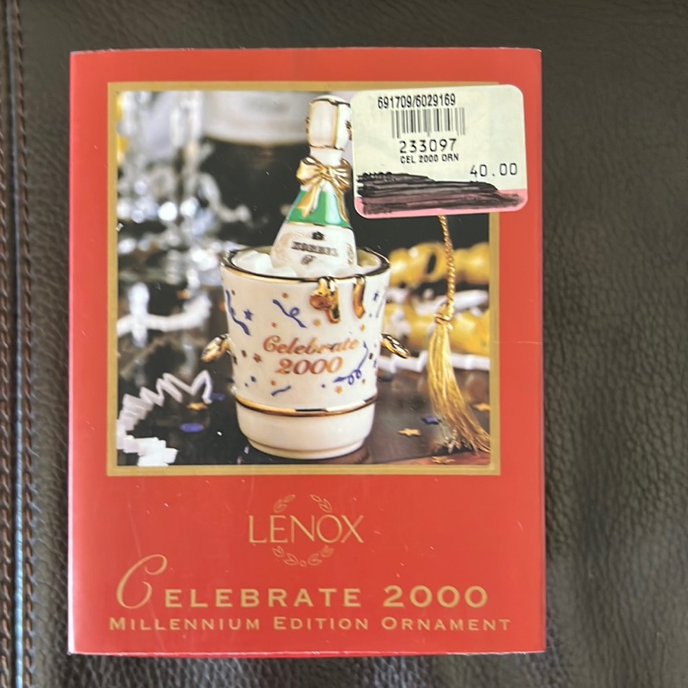 NWT Lenox Millennium Edition Ornament Korbel Champagne & Bucket